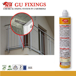Adhésif d'ancrage en résine vinylester GU-2000 280ml pour cartouches coaxiales, pour maçonnerie et béton - Product Image 4