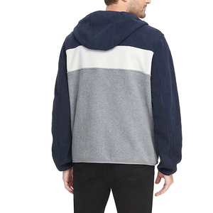 Veste en polaire personnalisée avec logo, veste en polaire épaisse, doublure chaude, vêtements d'hiver décontractés, vêtements d'extérieur, coupe classique, veste en sherpa - Product Image 3