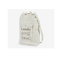 Sac à linge de grande taille, couleur naturelle, logo personnalisé, avec fermeture, sacs à linge en plastique recyclé pour usage régulier