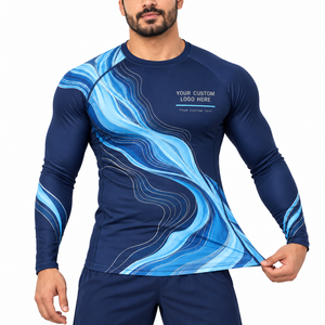 Rashguard de Poliéster y Spandex Premium para Jiu Jitsu Brasileño, Ropa Deportiva para Entrenamiento y Competición de Academia, Personalización de Marca, UPF50+ - Product Image 3