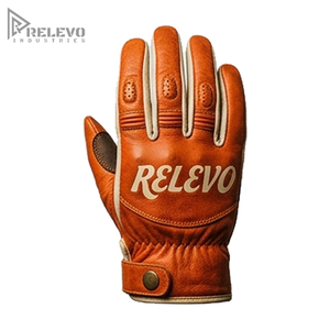 Gants de moto en cuir véritable de chèvre perforés pour homme, style vintage, personnalisables avec logo, vente en gros OEM, couleur beige, pour l'été - Product Image 1