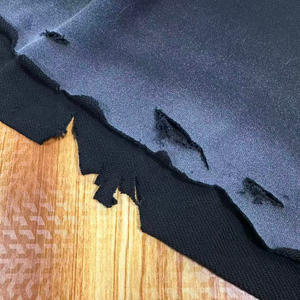 Custom Retro Oversized T Shirt Distressed Ripped Hem Dyeing Washed Organic Cotton T-shirt <b>Hip</b> Hop Streetwear Vintage 90s Graphic - Product Image 3