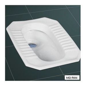 Toilette à squat en céramique Orissa Pan de haute qualité Design moderne Fourniture d'exportation durable et en vrac disponible pour les besoins sanitaires - Product Image 3