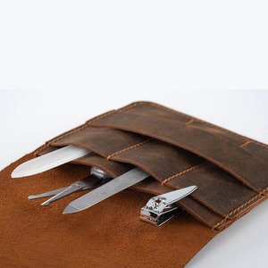 Bolsa de cuero personalizada OEM/ODM para herramientas de carpintería, resistente, con cierre de gancho y bucle, a la venta a precio asequible. - Product Image 4