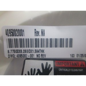 Coorstek 4095082-001 <b>Ceramic</b> <b>Ring</b>, 8.775 OD x - Trusted Global Legacy Semiconductor Equipment and Parts at - Product Image 5