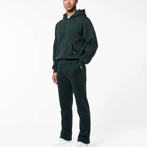 OEM Fleece Tracksuit Heavyweight Cotton Sweatsuit Private Label Production with Fast Delivery - Product Image 6