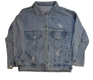 Chaqueta Vaquera Vintage Personalizada para Invierno, Estilo Formal y Casual, con Parches, Bordados y Decoración de Botones - Product Image 1