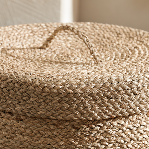 Sustainable Seagrass Flower Pot Cover Indoor Planter <b>Basket</b> Handmade Woven Home Decor Storage <b>Basket</b> for <b>Shelves</b> Fast Delivery - Product Image 3