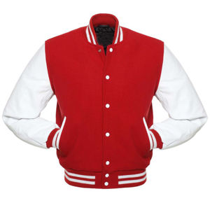 Chaqueta de invierno para hombre, estilo letterman, diseño de colores contrastantes, chaqueta letterman para hombre con cierre a presión, chaqueta letterman personalizada - Product Image 6