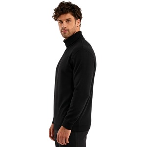 T-shirt en coton en gros 180 grammes col rond manches longues décontracté tricoté imprimé double face multicolore OEM pour hommes - Product Image 2