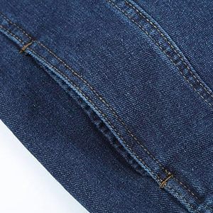 Men's for Denim Jacket Casual Button Front Solid Color Regular Fit Autumn Winter Windproof Eco-Friendly 100% Cotton Washable - Product Image 5