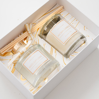 Ensemble de bougies parfumées et diffuseurs à bâtonnets AIKUN Premium pour souvenirs de mariage, cadeau promotionnel d'entreprise, logo personnalisé