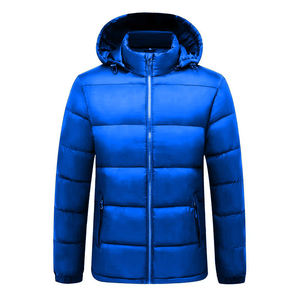 Men's Hooded Puffer Jacket Quilted Winter Jacket Full Zip Warm Insulated Outdoor <b>Padded</b> <b>Coat</b> Casual Fashion Jacket Custom - Product Image 6