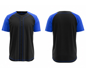 เสื้อเบสบอลแบบซับลิเมชั่นเต็มตัวสั่งทำพิเศษ คุณภาพสูงสำหรับทีม |   ชุดเบสบอลโพลีเอสเตอร์ระบายอากาศได้ดี - Product Image 3