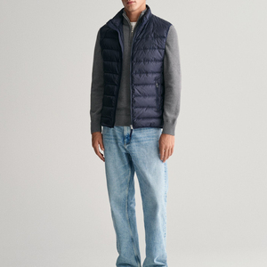 Veste matelassée de sport en coton à fermeture éclair intégrale pour homme, gilet rembourré, veste d'entraînement, manteau matelassé - Product Image 5