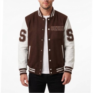 Veste universitaire unisexe de haute qualité avec poche, logo personnalisé, design de marque, service OEM - Product Image 2