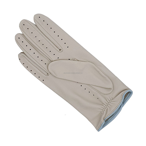 Black Leather Driving <b>Gloves</b> Fashion Racing <b>Gloves</b> Breathable Premium Quality At Factory Price - Product Image 3