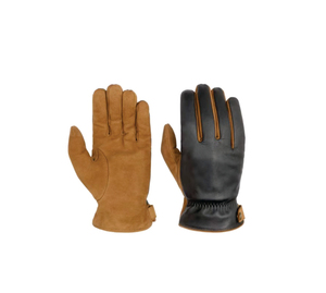 HOLY SIGNS INTERNATIONAL Sheep Grain Leather Durable Safety <b>Driver</b> Work <b>Gloves</b> Strap EN420 Certified Breathable Elastic Wristlet - Product Image 1