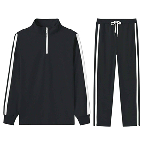 <b>Men</b>’s Zipper Tracksuit Set Athletic Sports Jogger <b>Jacket</b> Two Piece Wear 100% Cotton Casual Full Sleeve Elastic Waist Loose Fit - Product Image 1