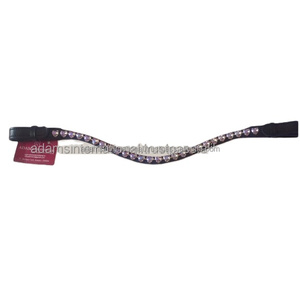 Haute qualité Premium Horse Brow Band cuir Bling cristal touche décorative produits pour chevaux haut de gamme - Product Image 3