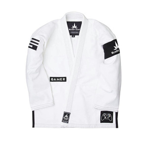 Kimono de Jiu-Jitsu Brésilien (BJJ) personnalisé avec logo, en polyester/coton, uniforme d'arts martiaux, 440g, coupe ample, pour l'entraînement - Product Image 6