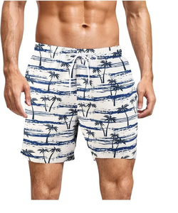Cotton Brand High Demanding Plus Size Men's Shorts <b>Elastic</b> Waist Breathable Waterproof Knitted Fabric Washable - Product Image 6