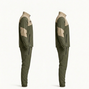 Ensemble de survêtement coupe-vent pour homme High Street, écologique, léger, anti-transpiration, avec cordon de serrage et poches latérales - Product Image 3