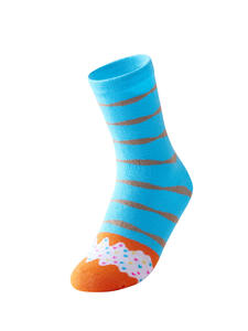 Chaussettes d'hiver unisexes personnalisées - 100% coton, antidérapantes, séchage rapide, écologiques, motif de dessin animé, chaussettes décontractées pour le sport et les affaires - Product Image 4