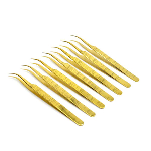 Pince à épiler professionnelle anti-acide en acier inoxydable de haute qualité, design optimal, 3 pièces avec pointe précise - Product Image 5