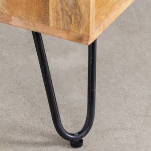 Meuble TV Vandana Arion Grand 140x35 cm en bois de manguier Dugan - Product Image 4