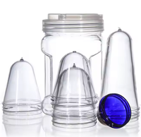 100% Vierge PET 85mm 40g 45g 50g 55g 60g 65g 70g Préforme pour Comprimé Supplément Capsules Bouteille En Plastique et Pot