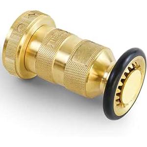 Boquilla para Manguera Contra Incendios de Latón de Alta Resistencia, Acabado Dorado Pulido, Grado Industrial, Duradera, Resistente a la Corrosión - Product Image 4