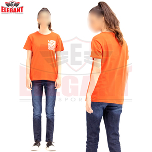 OEM ODM, Crea Tu Propia Ropa para Mujer, Camisetas Transpirables de Tela Suave, Camisetas de Algodón Estampadas de Corte Regular para Mujer - Product Image 6
