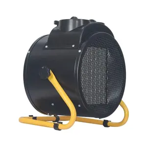 Bajo ruido Calentamiento rápido Industrial Automático Portátil Impermeable Ptc Cerámica Soplador de aire caliente 5kw 220V Calentador de ventilador eléctrico