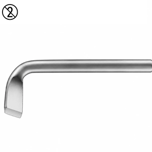 Instrument ophtalmique jetable de haute qualité Shepherd Tomahawk Chopper pour droitier, à usage unique, pour la cataracte - Product Image 2