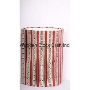 Nuevo Bote de Basura Decorativo Hecho a Mano con Estampado en Bloque, Cubo de Basura de Cartón con Tapa de PP, Bote de Basura Decorativo para el Hogar - Product Image 6