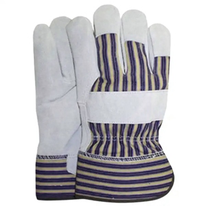 Gants de travail en cuir de vachette pleine fleur antistatiques à haute performance avec manchette de sécurité réfléchissante EN420 pour la protection des mains industrielles - Product Image 3