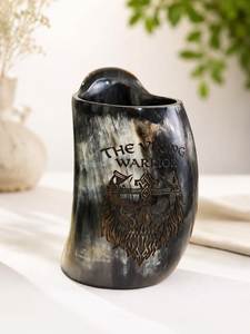 Tazas de Cerámica Vikingas de Alta Calidad, Regalo de Navidad para Cerveza, Vino, Sidra, Cerveza Alemana, Hechas a Mano por Artesanos Indios - Product Image 1