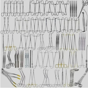 Surginexa, Instrumentos Quirúrgicos Certificados CE Clase I MFDS Safe SR-OP-0480, Modelo para Cirugía Cardiovascular Torácica, 106 Piezas - Product Image 3
