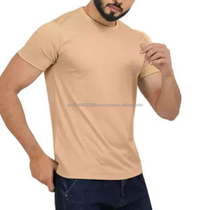 T-shirts unisexes en coton 100% tricoté, surdimensionnés, lourds, respirants, unis, personnalisables, vente en gros - Product Image 2