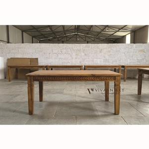 Mesa de Centro de Lujo con Tapa de Madera y Estructura de Madera, Altura Ajustable y Almacenamiento Ecológico y Duradero para Espacios Tradicionales - Product Image 3