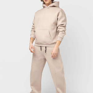 Conjunto Deportivo Personalizado con Logotipo, Ecológico, de Invierno, con Sudadera y Pantalones Deportivos Estampados para Hombre - Product Image 3