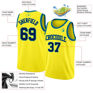 Venta al por Mayor de Camisetas de Baloncesto Retro Bordadas de Alta Calidad para Hombre y Mujer, de Malla Transpirable de Secado Rápido para Adultos, Precio Económico - Product Image 4