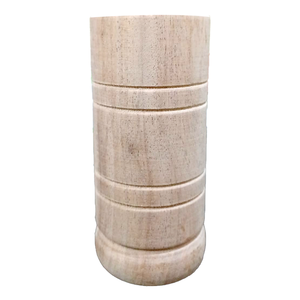 Gobelet en bois de Neem éco-responsable, fini et prêt à l'emploi, pour boire de l'eau, disponible au prix de gros auprès d'un fabricant indien. - Product Image 1