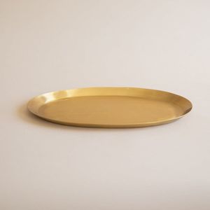Bandeja de Servir de Latón Repujado, Vajilla Decorativa Tradicional para Servir Comida, Bocadillos, Bebidas, Postres, Té y Café - Product Image 4