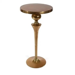 Modern <b>Round</b> Coffee <b>Table</b> with <b>White</b> Tempered Glass Top and Brass Finish Base Minimalist Design for Living Room Furniture - Product Image 2