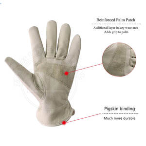 Gants de travail en cuir durables, imperméables et anti-coupures, vente chaude à bas prix - Product Image 3