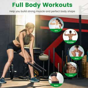 1 Par de Cuerdas de Entrenamiento Compactas y Portátiles sin Cuerda para Ejercicios en Casa con Correa para la Cintura para Mujeres y Hombres - Product Image 3