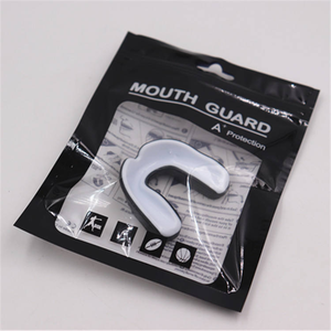 Protector Bucal de Silicona, Equipo Deportivo Protector para Boxeo, Adultos, Ligero, Ajuste Universal, Color Sólido Azul Blanco - Product Image 4