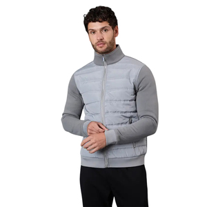 เสื้อแจ็คเก็ตพัฟเฟอร์แบบเย็บลายด้าน ผิวสัมผัสนุ่ม น้ำหนักเบา สำหรับผู้ชาย ไซส์อเมริกา เสื้อโค้ทกันหนาวบุใยสังเคราะห์ ผู้ผลิตเสื้อผ้า รับพิมพ์ลายตามสั่ง แบรนด์ส่วนตัว - Product Image 2